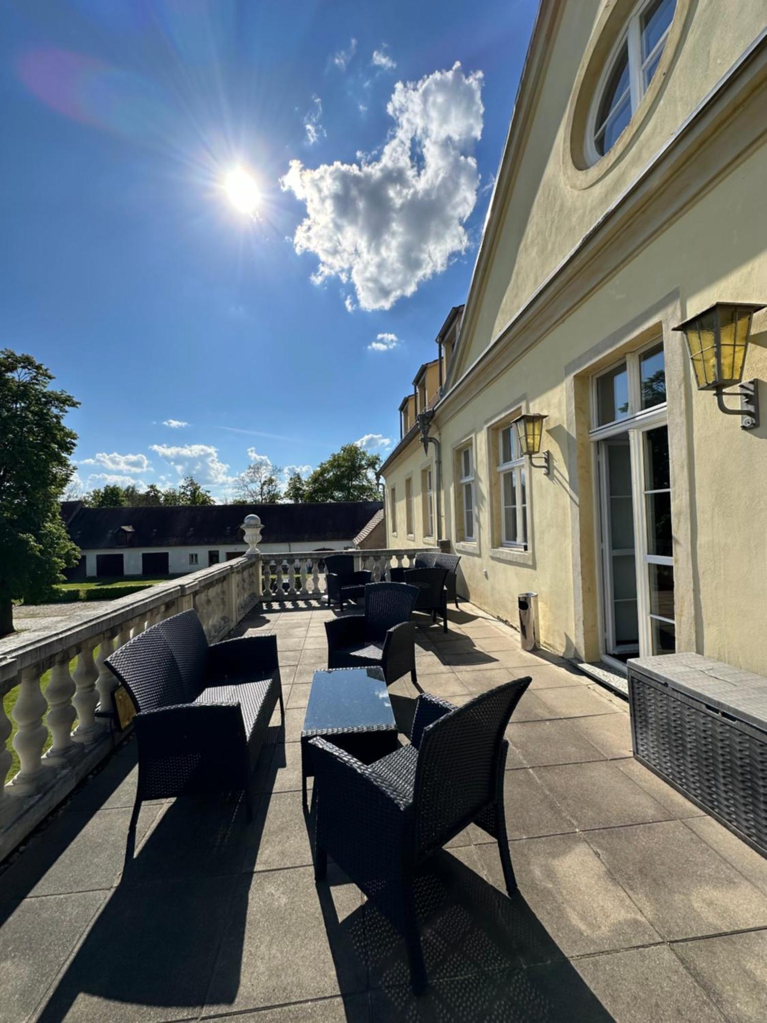 Hotel Garni Schloss Grochwitz Herzberg  Экстерьер фото